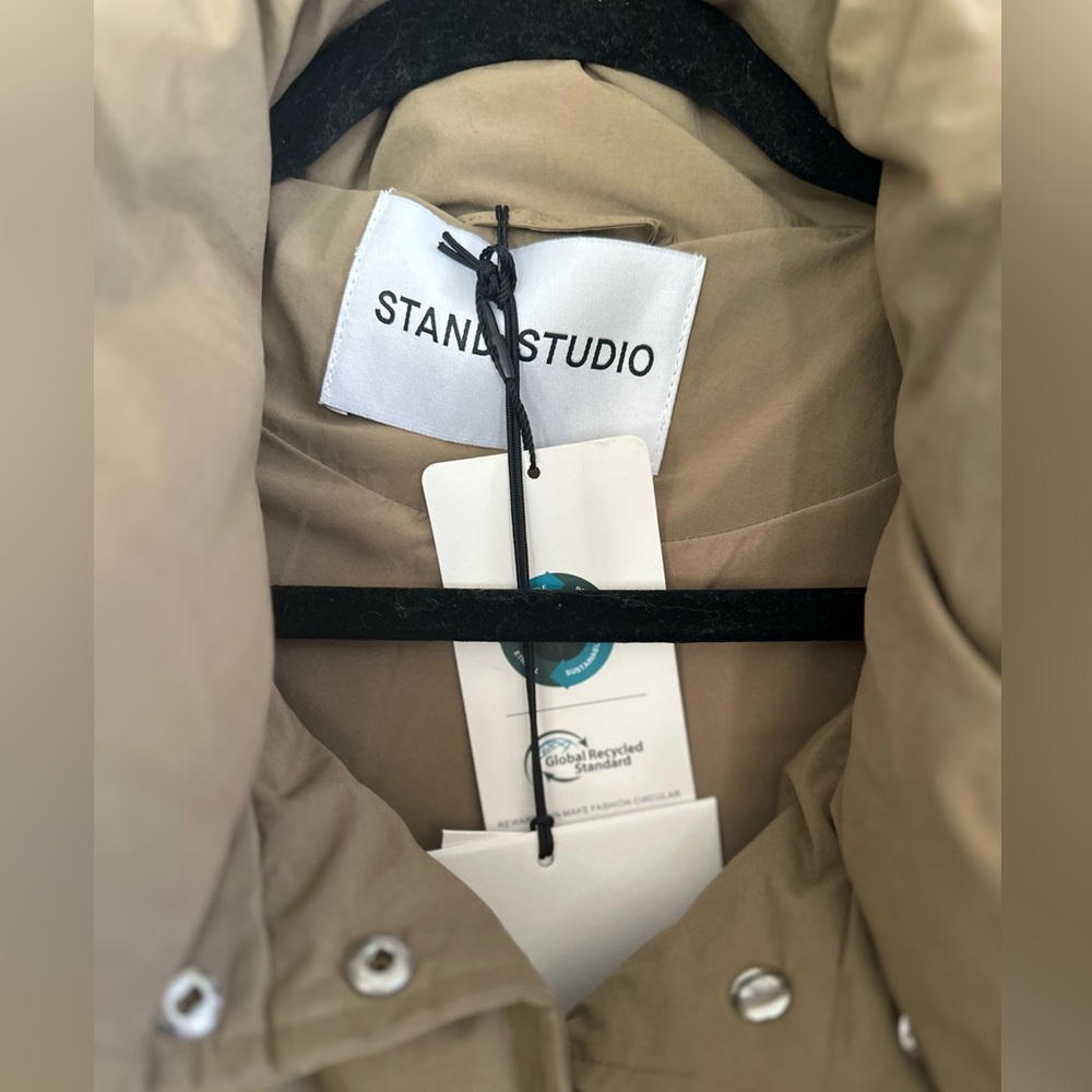 Stand Studio Tan Puffer Jacket (SOLD) - Picture 6 of 8